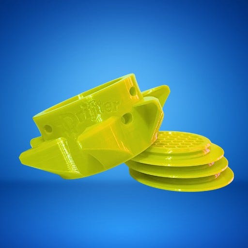 Drifter PRO Floating Fish Feeder - Neon Tide Yellow