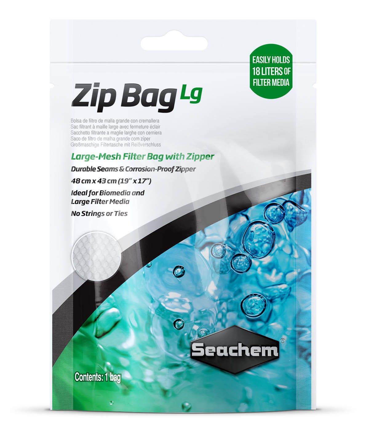 Seachem Zip Bag Large